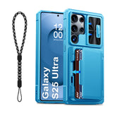 Full Body with Card Holder Kickstand Wallet Phone Case for Samsung