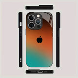 Fashion Gradient Apple Pattern Case for iPhone