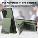 RFID-blocking Wallet with Card Holder Phone Case for Samsung