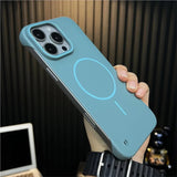 Ultra Slim Frameless Magnetic Csae For iPhone