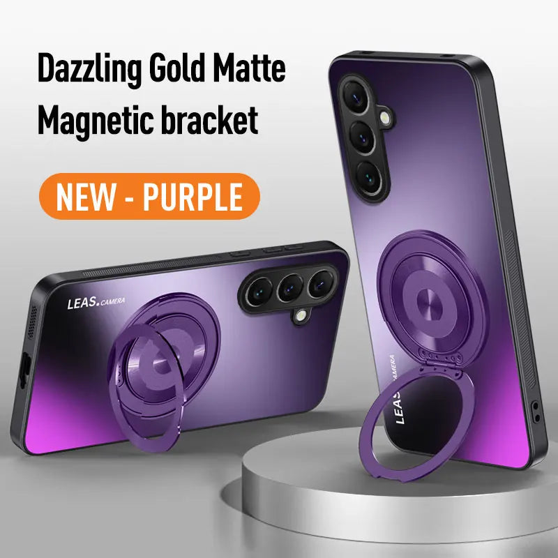 Magnetic Ring Stand Back Magsafe Ring Lens Case For Samsung