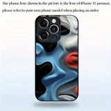 Abstract Art Pattern Electroplated Case for iPhone