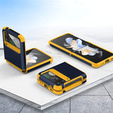 Telescopic Hinge Silicone Shockproof Case For Samsung Z Flip