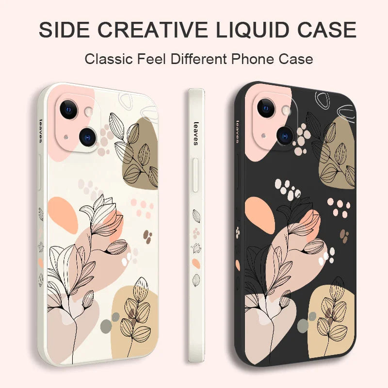 Abstract Plants Phone Case For iPhone