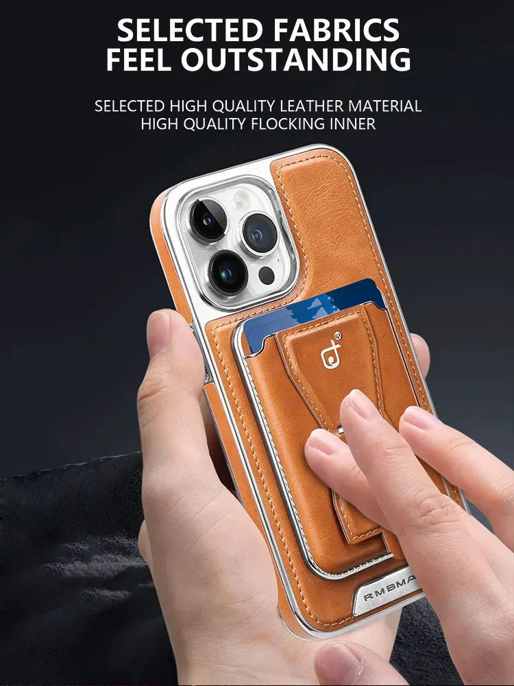 Wallet Stand Leather Phone Case For iPhone