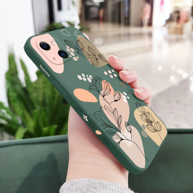 Abstract Plants Phone Case For iPhone