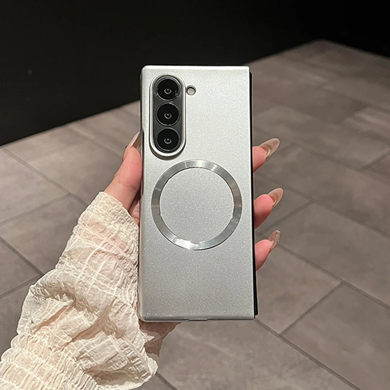 Magnetic Wireless Charging Case for Samsung Galaxy Z Fold 7 6 5 4 3