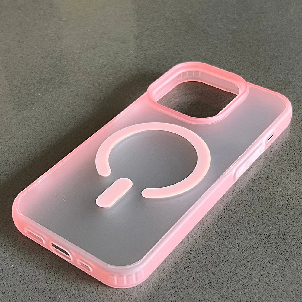 Luxury Innovate Simple Candy Color Magnetic Case For iPhone
