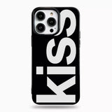 Personalized English Letters Kiss Simple Soft Case For iPhone