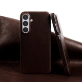 Luxury Vintage Genuine Leather Case For Samsung