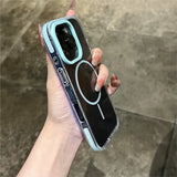 Luxury Clear Soft Magnetic Wireless Charge Case for iPhone