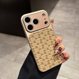 Luxury Frosted Texture Full Bumper No Slip Phone Case For iPhone