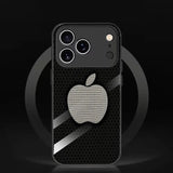 Honeycomb Apple Pattern Electroplated Case for iPhone