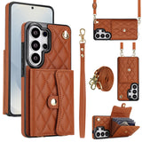 Luxury Crossbody Wallet Leather Cards Holder Shockproof Case For Samsung