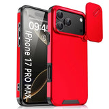 Magnetic Shockproof with Slide Camera Lens Protection Phone Case for iPhone