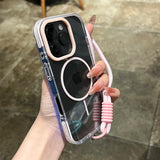 Luxury Clear Soft Magnetic Wireless Charge Case for iPhone
