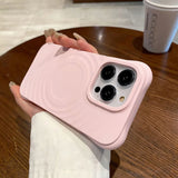 Magnetic Wireless Charging Silicone For Magsafe  Case for iPhone