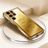 Creative Gold Bar Pattern Electroplated Case for Samsung