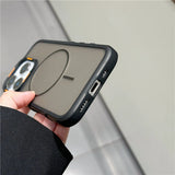 Luxury Matte Breathable Mesh Magnetic Phone Case For iPhone