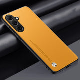 Luxury PU Leather Matte Silicone Phone Case For Samsung