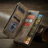 Leather Flip Wallet Etui Case for Samsung