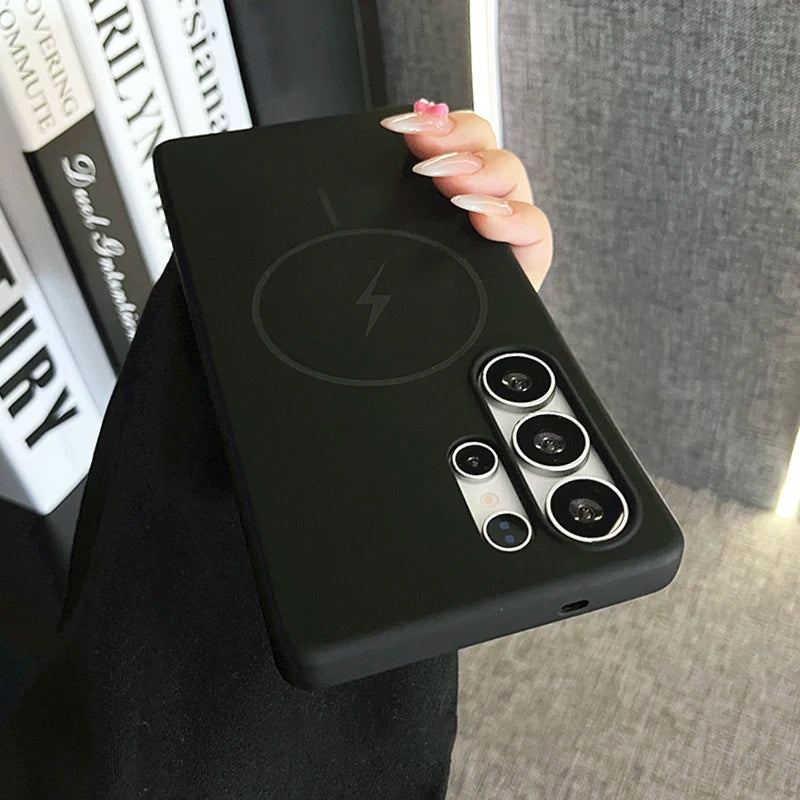 Liquid Silicone Magnetic Case For Samsung