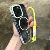 Luxury Clear Soft Magnetic Wireless Charge Case for iPhone