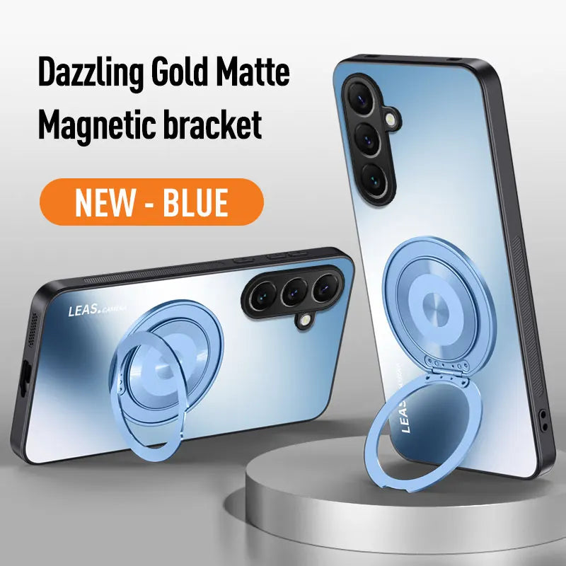 Magnetic Ring Stand Back Magsafe Ring Lens Case For Samsung