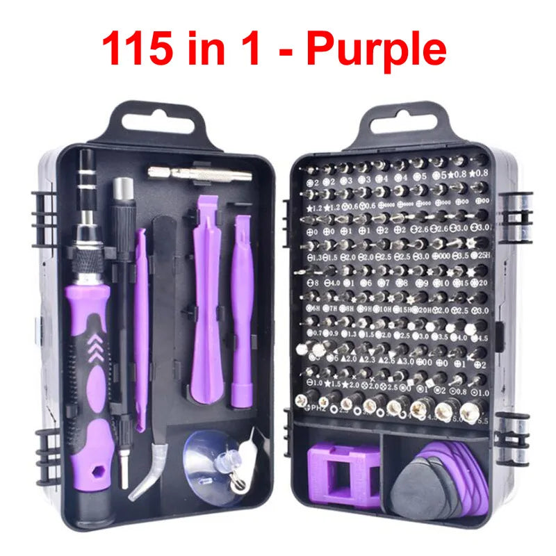 Labor-Saving Ratchet Screwdriver Set Household Combination Toolbox