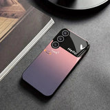 Stylish Gradient Smiley Electroplated Case for Samsung