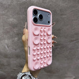Circular Suction Cup Silicone Shockproof Phone Case for iPhone