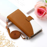 Leather Card Wallet Flip Case for Samsung
