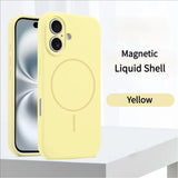 Magnetic Liquid Silicone Case for iPhone
