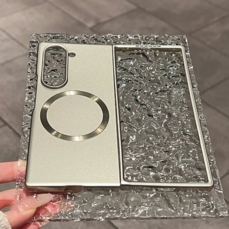 Magnetic Wireless Charging Case for Samsung Galaxy Z Fold 7 6 5 4 3