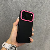 Contrast Double Color Soft Silicon Slim Matte Case for iPhone