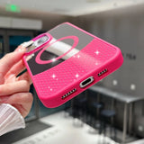 Glitter Diamond Magnetic Mirror Case For iPhone
