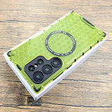 Shockproof Armor Honeycomb Texture Magnetic Case For Samsung