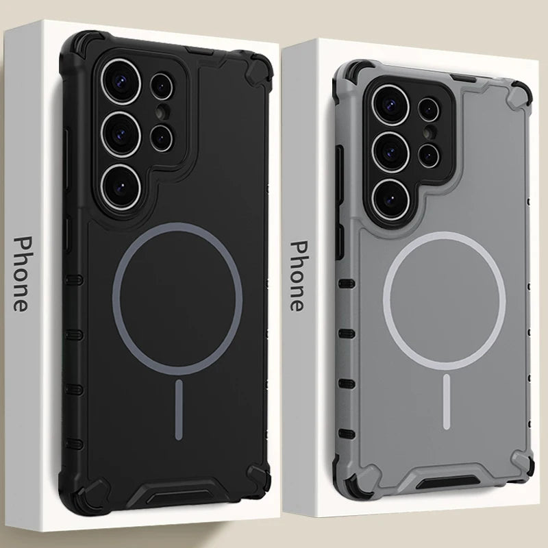 Luxury Frame Shockproof Strong Magnetic Case for Samsung