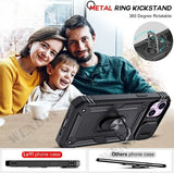 Heavy Duty with Camera Kickstand Phone Case for iPhone