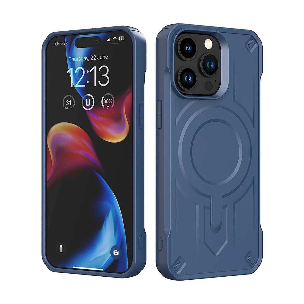 Matte Armor Magnetic Camera Touch Buttons for Magsafe Case for iPhone