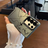 Travel-Inspired Airplane Route Phone Case For Samsung