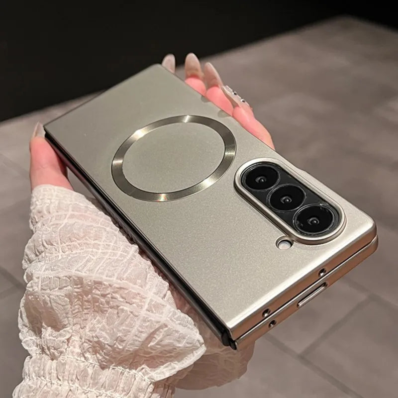 Magnetic Wireless Charging Case for Samsung Galaxy Z Fold 7 6 5 4 3
