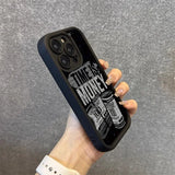 "Time is Money" Printed Soft Phone Case For iPhone