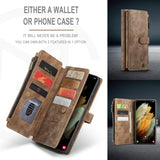 Leather Flip Wallet Etui Case for Samsung