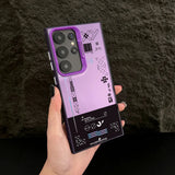 Fashion Game Plating Sliver Shockpoof Matte Case For Samsung