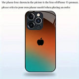 Fashion Gradient Apple Pattern Case for iPhone