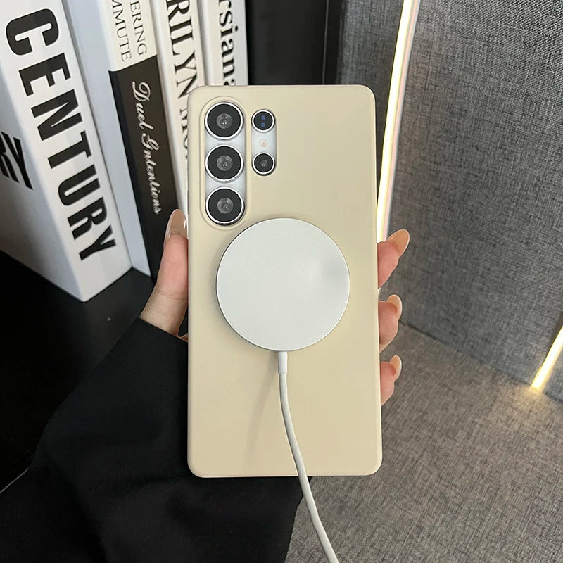 Liquid Silicone Magnetic Case For Samsung