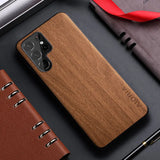 Bamboo Wood Pattern Leather Case for Samsung