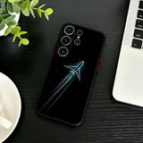 Airplane Route Travel Matte Phone Case For Samsung