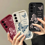 Romantic Butterfly Soft Phone Case For Samsung